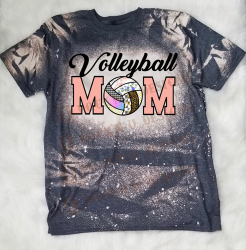 Volleyball Mom Custom Graphic Unisex T-shirt