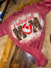 Load image into Gallery viewer, Volleyball Mom Leopard Custom Design - Unisex Graphic T shirt by Rock&#39;n u Designs