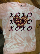 Load image into Gallery viewer, Leopard Love Custom Bleached Graphic T-Shirt