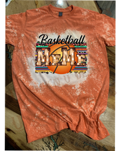Load image into Gallery viewer, Basketball MeMe/Grandma - Personalized Custom Bleached T-shirt