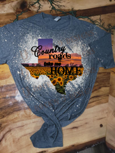 Load image into Gallery viewer, Texas Country Roads Take Me Home Custom T-shirt