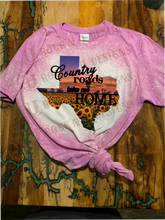 Load image into Gallery viewer, Texas Country Roads Take Me Home Custom T-shirt