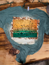 Load image into Gallery viewer, Fashion Custom Woman&#39;s &quot;Desert Dawn&quot; Bleached T-Shirt
