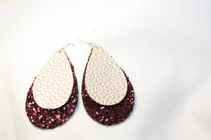 FAUX LEATHER FASHION "Downtown Glam" EARRINGS