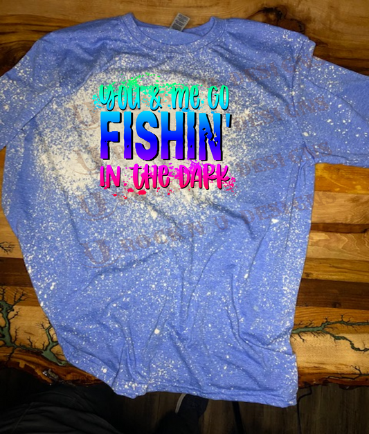 Custom Unisex  "Fishing In The Dark" Graphic Tee