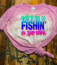 Load image into Gallery viewer, Custom Unisex  &quot;Fishing In The Dark&quot; Graphic Tee