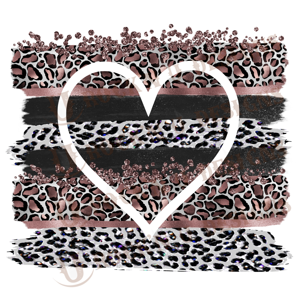 Leopard Love Sublimation Transfer By Rock'n U Designs