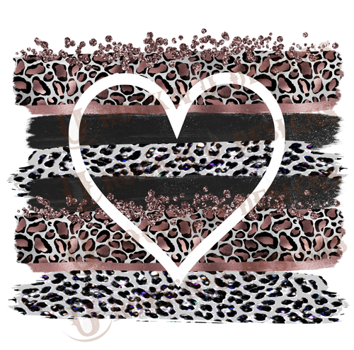 Leopard Love Sublimation Transfer By Rock'n U Designs