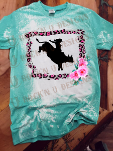 Rodeo Custom Bleached Graphic T-shirt