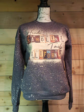 Load image into Gallery viewer, Heads Carolina Tails California - Custom Unisex Bleached Graphic T-shirt/Sweatshirt
