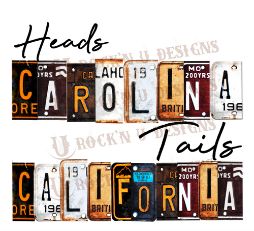 Heads Carolina Sublimation Transfer By Rock'n U Designs