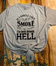 Load image into Gallery viewer, If I Smell Like Smoke- Unisex Graphic T shirt by Rock&#39;n u Designs