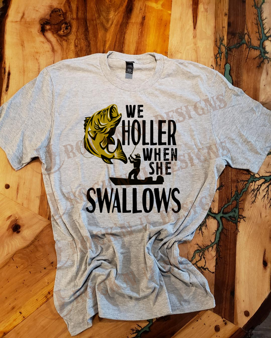 We Holler Custom Graphic Unisex T-shirt