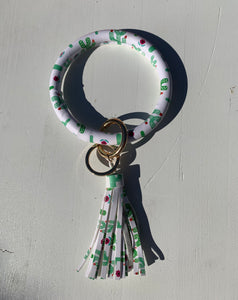 Cactus keychain bracelet
