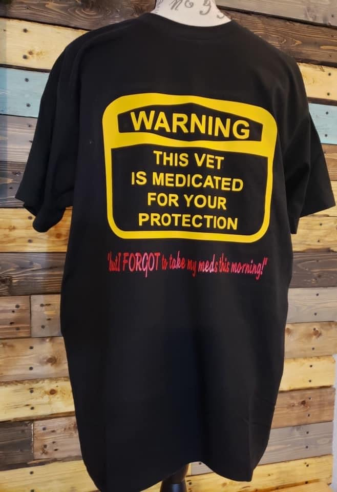 Medicated Veteran Custom Graphic T-shirt