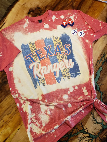 Texas Ranger shirt Custom Bleached Design T-shirt