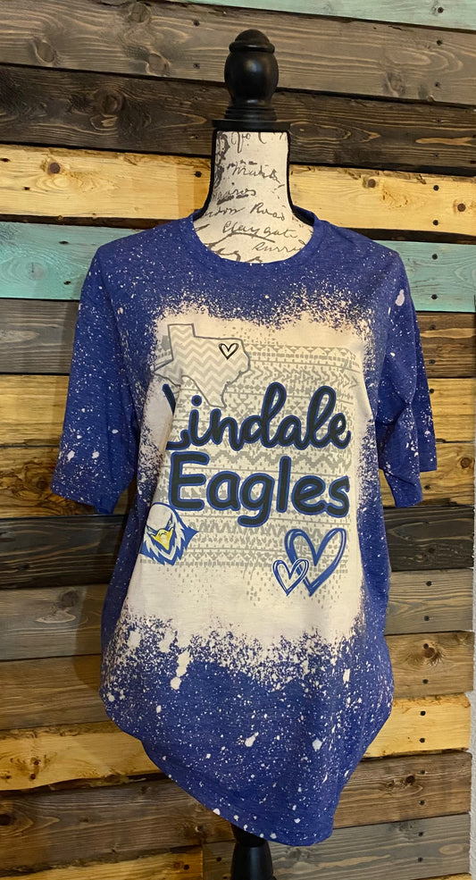 LIindale Eagles Personalized Custom Bleached Graphic Design