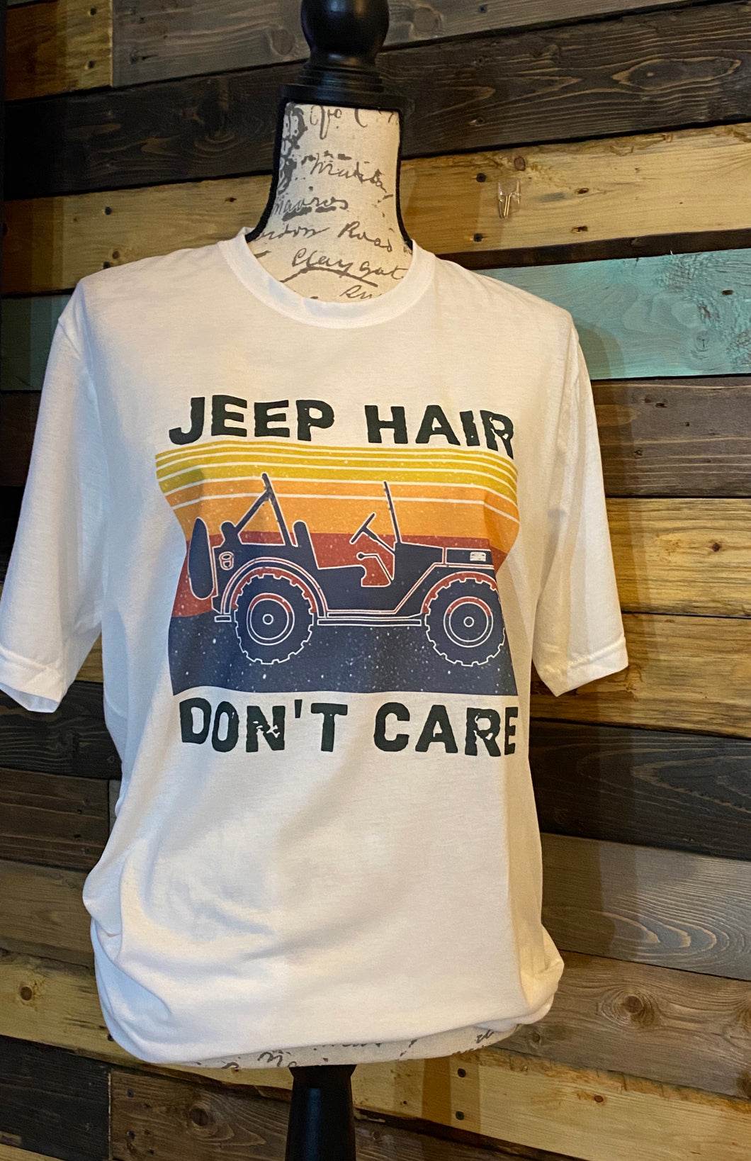 Jeep Hair Don’t Care Custom Graphic T-shirt