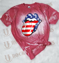 Load image into Gallery viewer, Freedom Vibes Custom Design Bleached T-shirt