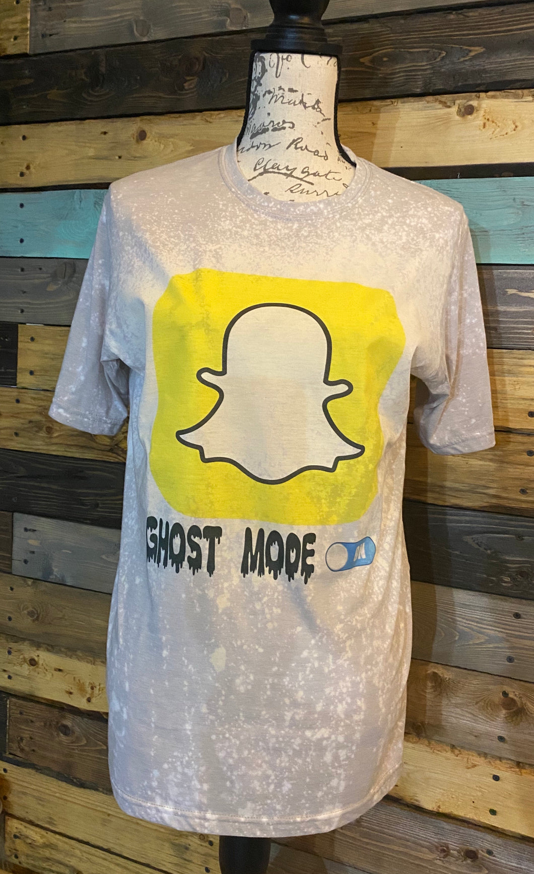 GHOST MODE Custom Halloween Design Unisex T-Shirt