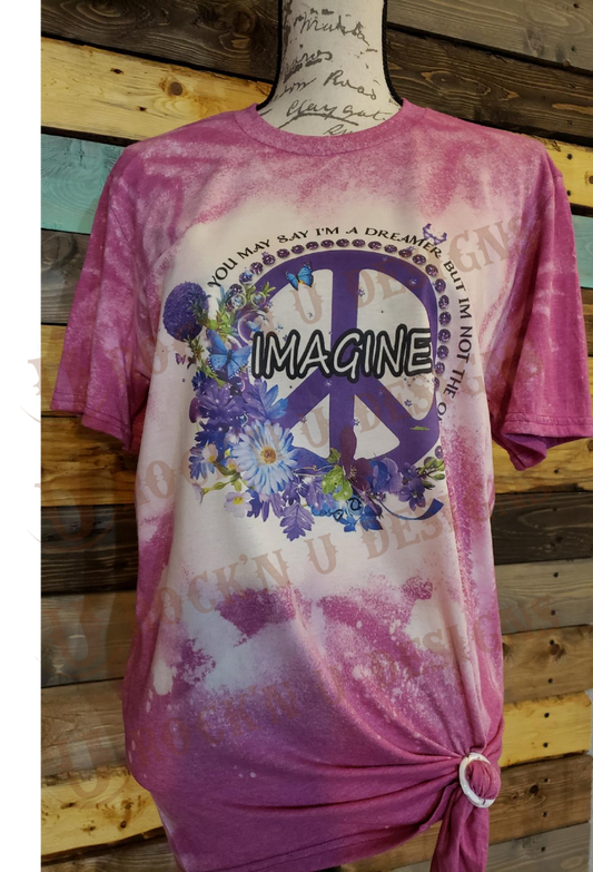 Imagine Custom Graphic Boho T-shirt