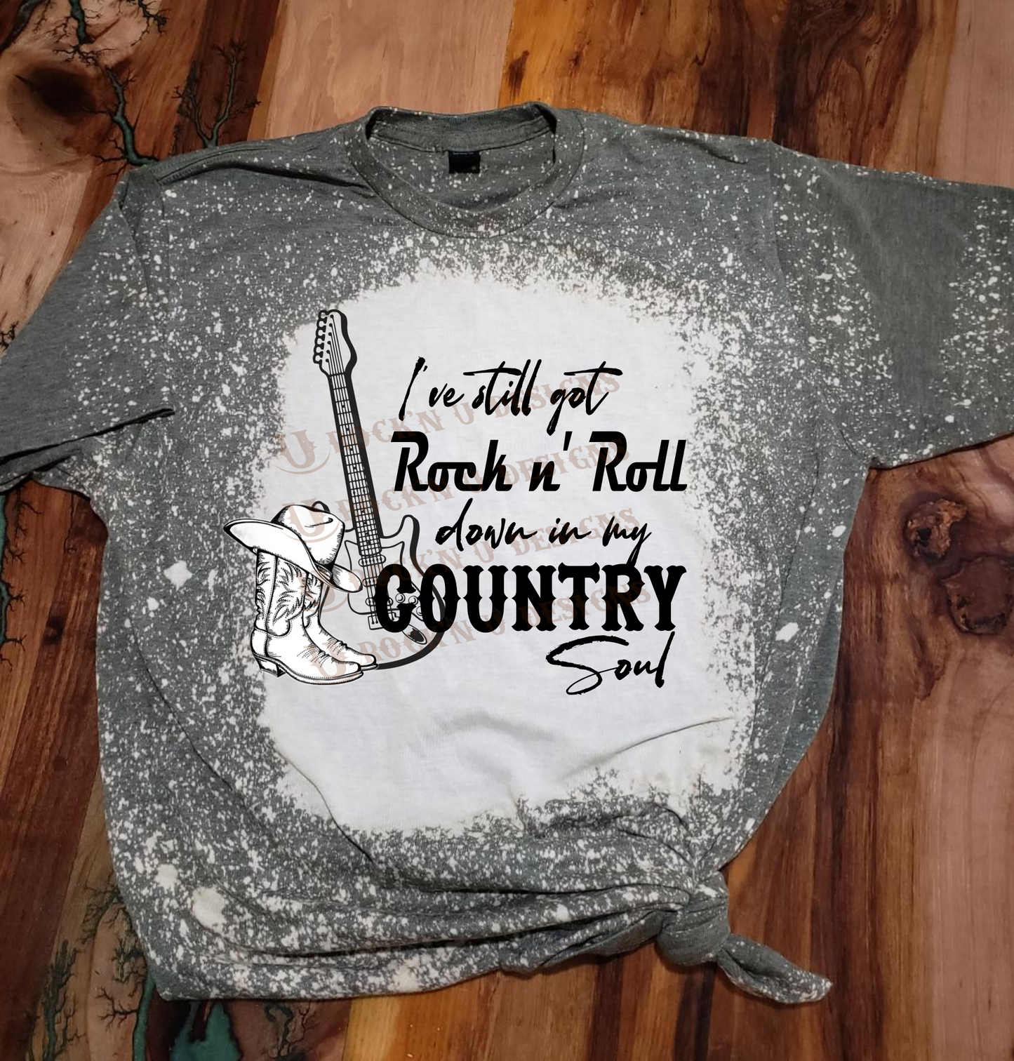 Rock n Roll in My Country Soul  - Unisex Graphic T shirt by Rock'n u Designs