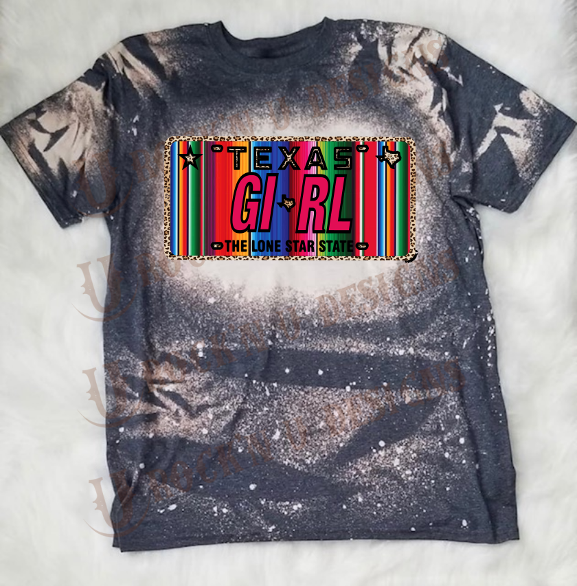 TX girl Custom Graphic T-shirt