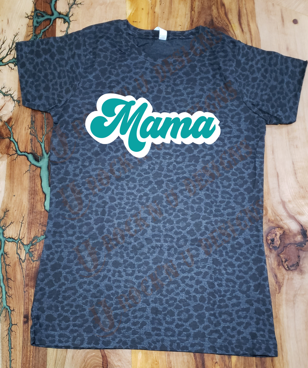 MAMA Design Custom Women's Cut Graphic T-shirt