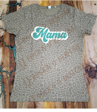 Load image into Gallery viewer, MAMA Design Custom Women&#39;s Cut Graphic T-shirt