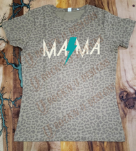Load image into Gallery viewer, MAMA POWER Design Custom Women&#39;s Cut Graphic T-shirt