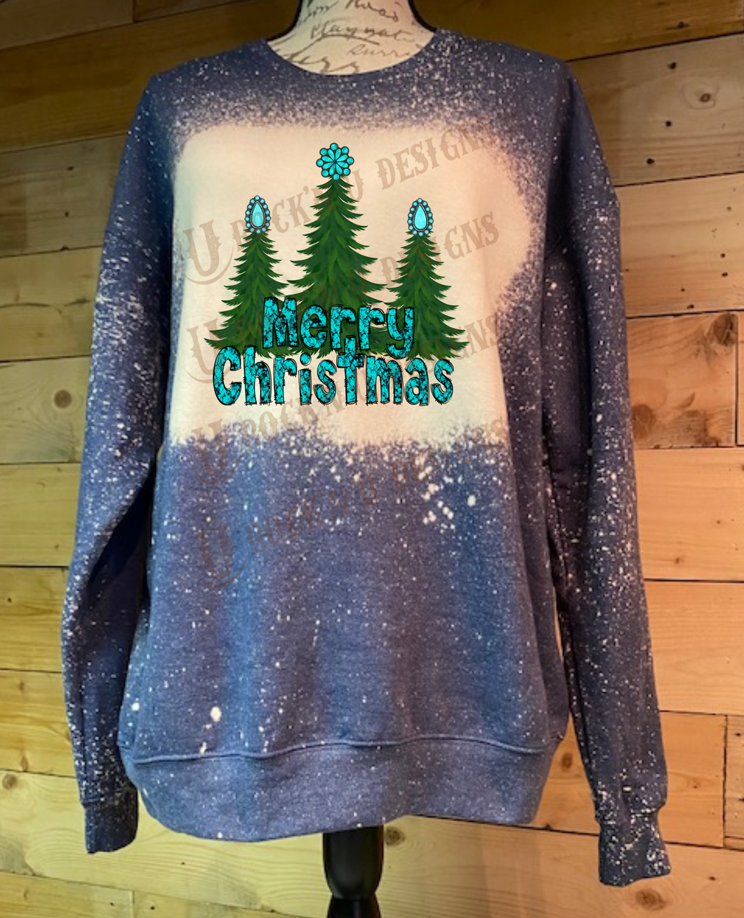 Merry Christmas - Unisex Graphic Sweatshirt by Rock'n u Designs