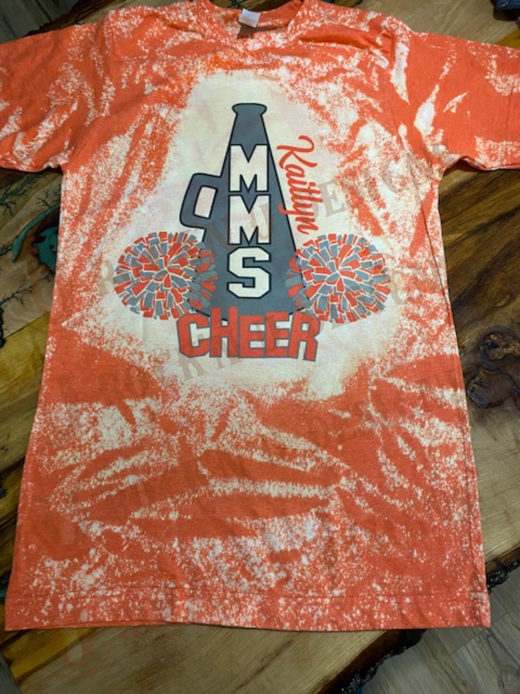 Mineola MMS Cheer Bleached Custom Unisex T-shirt Ppersonalize