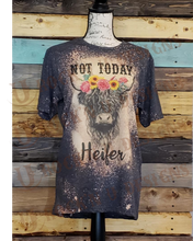 Load image into Gallery viewer, Not Today Custom Bleached Graphic T-shirt