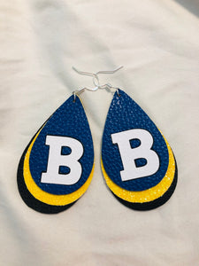 Brownsboro Pride - Custom design faux leather earrings