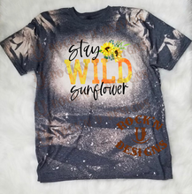 Load image into Gallery viewer, Wild Sunflower Custom Graphic Unisex T-shirt