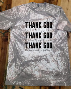 Thank God  - Unisex Graphic T shirt by Rock'n u Designs