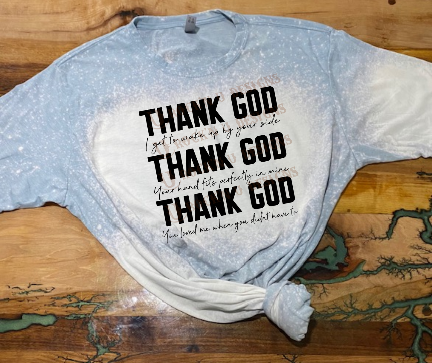 Thank God  - Unisex Graphic T shirt by Rock'n u Designs