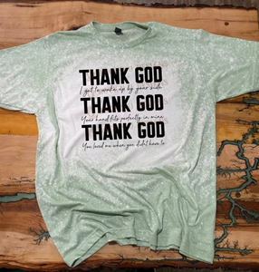 Thank God  - Unisex Graphic T shirt by Rock'n u Designs