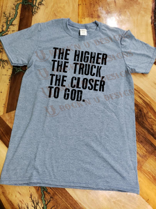 Closer to God Design Custom Unisex Graphic T-shirt
