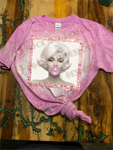 Load image into Gallery viewer, Marilyn Monroe Custom Bleached Graphic T-shirt