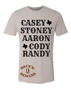 TX Country Custom Graphic T-shirt