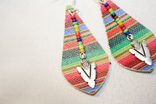 Load image into Gallery viewer, WILD ARROW Serape Faux Leather with Arrow Charm